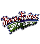 Boca Raton Little League logo.