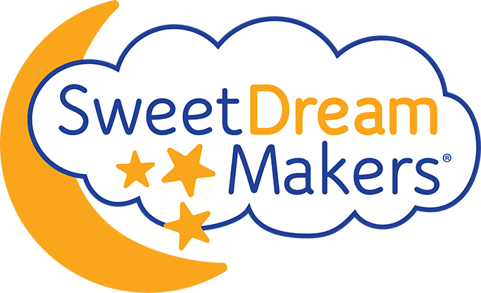 Sweet Dream Makers logo with a crescent moon.